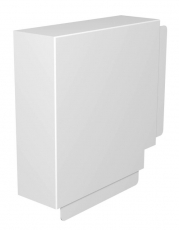 Крышка плоского угла кабельного канала WDK 80x210 мм (ПВХ,белый) (WDK HF80210RW) | 6193025 | OBO Bettermann
