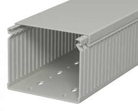 Распределительный кабельный канал LK4 80x100x2000 мм (ПВХ,серый) (LK4 80100) | 6178059 | OBO Bettermann