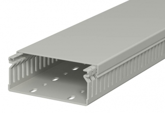 Распределительный кабельный канал LK4 40x100x2000 мм (ПВХ,серый) (LK4 40100) | 6178018 | OBO Bettermann