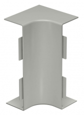 Крышка внутреннего угла кабельного канала WDK 60x230 мм (ПВХ,серый) (WDK HI60230GR) | 6024440 | OBO Bettermann