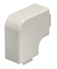 Крышка плоского угла кабельного канала WDK 40x60 мм (ПВХ,кремовый) (WDK HF40060CW) | 6161308 | OBO Bettermann