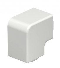 Крышка плоского угла кабельного канала WDK 40x40 мм (ПВХ,белый) (WDK HF40040RW) | 6192831 | OBO Bettermann