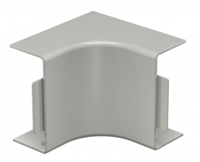 Крышка внутреннего угла кабельного канала WDK 40x90 мм (ПВХ,серый) (WDK HI40090GR) | 6021190 | OBO Bettermann