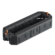 Монтажная коробка UT4 для установки в лючок с накладкой для 4xModul45 (полиамид,черный) (UT4 45 4) | 7408727 | OBO Bettermann