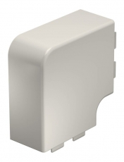 Крышка плоского угла кабельного канала WDK 60x110 мм (ПВХ,кремовый) (WDK HF60110CW) | 6161529 | OBO Bettermann