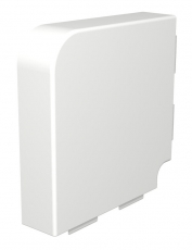 Крышка плоского угла кабельного канала WDK 60x230 мм (ПВХ,светло-серый) (WDK HF60230LGR) | 6183484 | OBO Bettermann