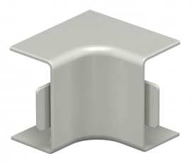 Крышка внутреннего угла кабельного канала WDK 15x30 мм (ПВХ,серый) (WDK HI15030GR) | 6158234 | OBO Bettermann