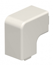 Крышка плоского угла кабельного канала WDK 25x25 мм (ПВХ,кремовый) (WDK HF25025CW) | 6161235 | OBO Bettermann