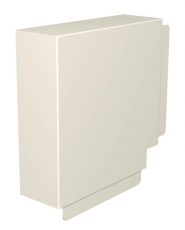 Крышка плоского угла кабельного канала WDK 80x210 мм (ПВХ,кремовый) (WDK HF80210CW) | 6161715 | OBO Bettermann
