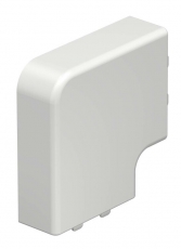 Крышка плоского угла кабельного канала WDK 20x50 мм (ПВХ,белый) (WDK HF20050RW) | 6154255 | OBO Bettermann