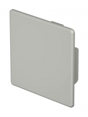 Торцевая заглушка кабельного канала WDK 60x60 мм (ПВХ,серый) (WDK HE60060GR) | 6022499 | OBO Bettermann