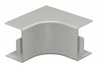 Крышка внутреннего угла кабельного канала WDK 40x60 мм (ПВХ,серый) (WDK HI40060GR) | 6021719 | OBO Bettermann