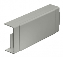 Крышка T-образной секции кабельного канала WDK 40x90 мм (ПВХ,серый) (WDK HK40090GR) | 6023142 | OBO Bettermann