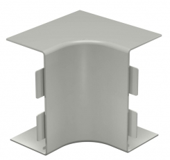 Крышка внутреннего угла кабельного канала WDK 60x130 мм (ПВХ,серый) (WDK HI60130GR) | 6022251 | OBO Bettermann