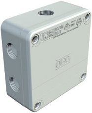 Коробка распределительная B9/T, 110x110x50 мм (Резьба PG) IP67, с клеммой (B 9 T 5) | 2001802 | OBO Bettermann