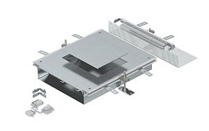 Монтажная секция для канала OKA-W 10050 для лючка GES6 (сталь) (OKA-W A 10050 6) | 7424922 | OBO Bettermann