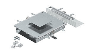 Монтажная секция для канала OKA-W 10050 для лючка GES4 (сталь) (OKA-W A 10050 4) | 7424920 | OBO Bettermann
