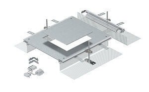 Монтажная секция для канала OKA-G 40240 для лючка GES9 (сталь) (OKA-G A 40240 9) | 7424344 | OBO Bettermann