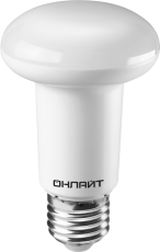 Лампа светодиодная OLL-R63-8-230-6.5K-E27 | 61143 | ОНЛАЙТ