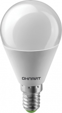 Лампа светодиодная OLL-G45-8-230-6.5K-E14 | 61135 | ОНЛАЙТ
