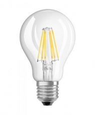 Лампа светодиодная LED BASE CLASSIC A 60 CL 7 W/2700K E27 | 4052899972018 | OSRAM