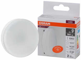 Лампа светодиодная LED Value GX53 12W/840 230V GX53 10X1 | 4058075582187 | OSRAM