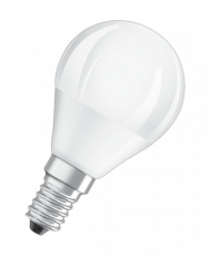 Лампа светодиодная LED BASE CLASSIC P 40 FR 5,5 W/2700K E14 | 4058075090507 | OSRAM