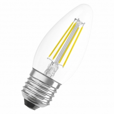 Лампа светодиодная LEDPCLB40 4W/827 230V FIL E27 10X1 | 4058075439511 | OSRAM