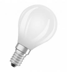 Лампа светодиодная LEDPCLP40D 5W/827 230VGLFR E14 10X1 | 4058075439351 | OSRAM