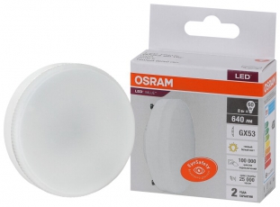 Лампа светодиодная LED Value GX53 8W/830 230V GX53 10X1 | 4058075582248 | OSRAM