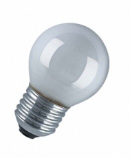 Лампа накаливания ЛОН 60Вт Е27 230В CLASSIC P FR d45x75мм шар | 4008321411778 | Osram