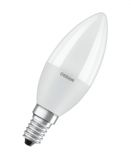 Лампа светодиодная LED STAR Classic B 8Вт, матовая колба, Е14 LSCLB75 8W/830 230V E14 10X1 RU | 4058075210684 | Osram