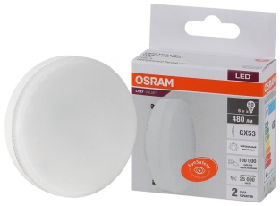 Лампа светодиодная LVGX5350 6SW/840 6Вт 4000К 230V GX53 | 4058075582002 | Osram