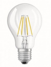 Лампа светодиодная LED BASE CLASSIC A 40 CL 4 W/2700K E27 | 4052899972001 | OSRAM