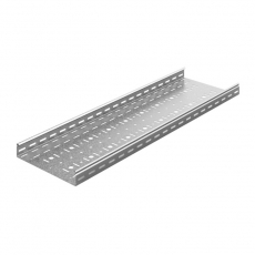Лоток перфорированный 150х50х3000, толщ. 1,5 мм, гор. цинк | УЛП-150х50х3000-1,5-ГЦ | Ostec