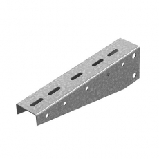 Консоль подвеса для средних нагрузок для профиля 30х50, база 150, толщ. 1,5 мм, гор. цинк | КПН3-150-1,5-ГЦ | OSTEC