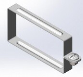 Хомут крышки лотка универсальный 600х150 | ХКУ-600х150 | OSTEC