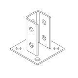 Плита одноканальная к полу 312 | ПОП 312 | Ostec