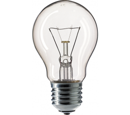 Лампа накаливания ЛОН Stan 60W E27 230V A55 CL 1CT/12X10 | 926000006685 | Pila