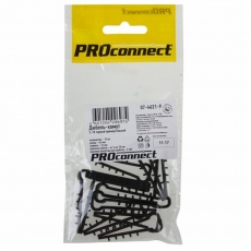 Дюбель-хомут 5-10 черный, прямоугольный (10 шт.) PROCONNECT | 07-4621-9 | PROconnect