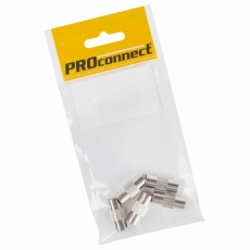 Переходник антенный, (штекер TV - штекер TV), (5шт.) (пакет) PROconnect | 05-2302-4-9 | PROconnect