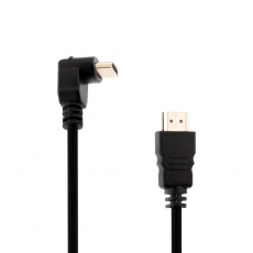 Кабель HDMI - HDMI 1.4 угловой, 1.5м Gold | 17-6203-4 | PROconnect