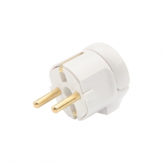 Вилка Евро угловая с кольцом с з/к 16 А PROCONNECT | 11-8504 | PROconnect
