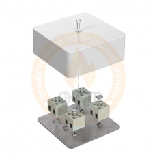 Коробка огнестойкая для кабель-канала 40-0450-FR6.0-8 Е15-Е120 75х75х30 | 40-0450-FR6.0-8 | Промрукав