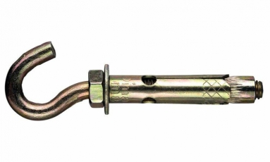 Анкерный болт с крюком М8 10х60 (50шт/уп) | PR08.3933 | Промрукав