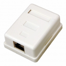 Розетка компьютерная 1-порт RJ-45(8P8C), категория 5е, экранированная, внешняя | 03-0122 | REXANT