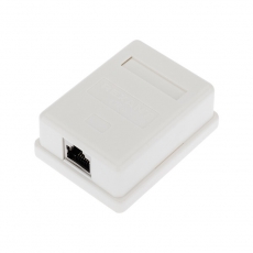 Рoзетка компьютерная внешняя, 1-порт RJ-45 (8P8C), FTP экранированная, категория 6, | 03-0142 | REXANT