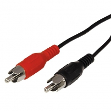 Шнур 2 RCA - 2 RCA, длина 1,5 метра, черный | 17-0103 | REXANT