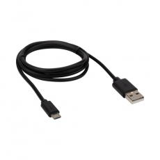 USB кабель microUSB длинный штекер 1 м черный | 18-4268 | REXANT