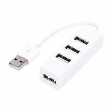 Разветвитель USB на 4 порта белый | 18-4103-1 | REXANT